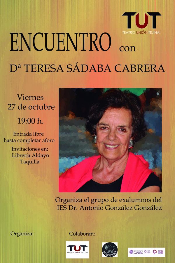 Encuentro con Dª Teresa Sábada Cabrera